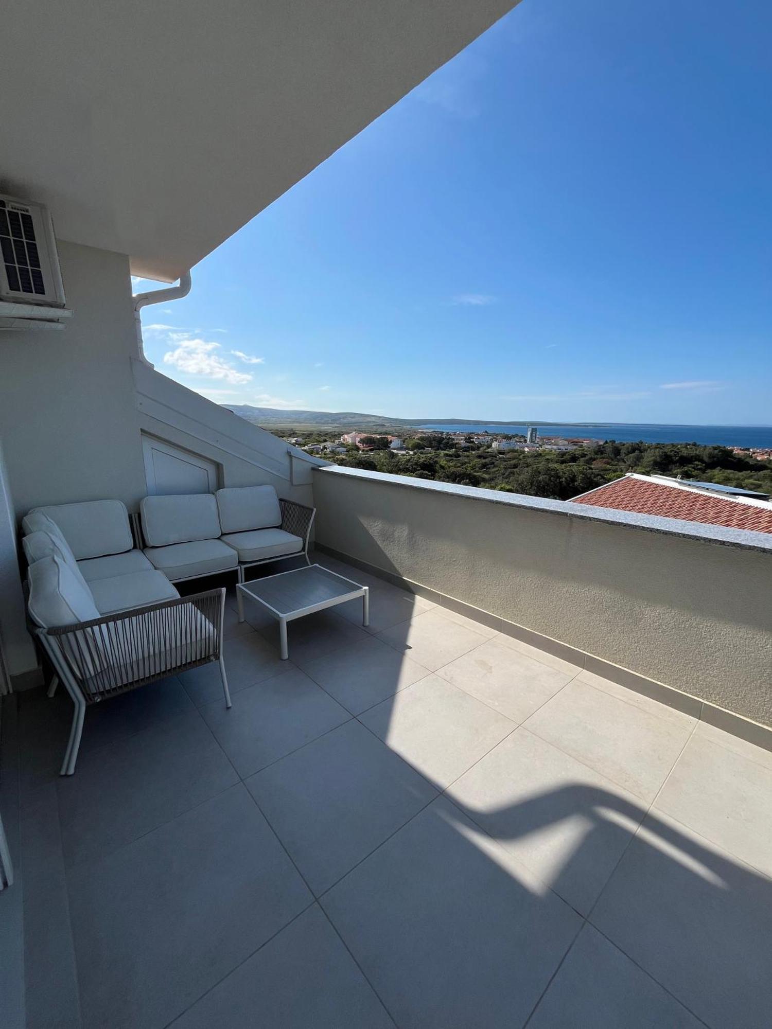 Penthouse Sky Deluxe Lägenhet Novalja Exteriör bild